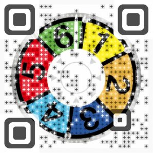 ルーレット用AwesomeQR