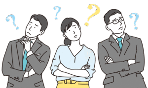 悩んでいる社会人の画像