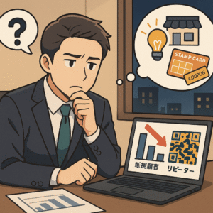 リピーター育成の悩みのイメージ図