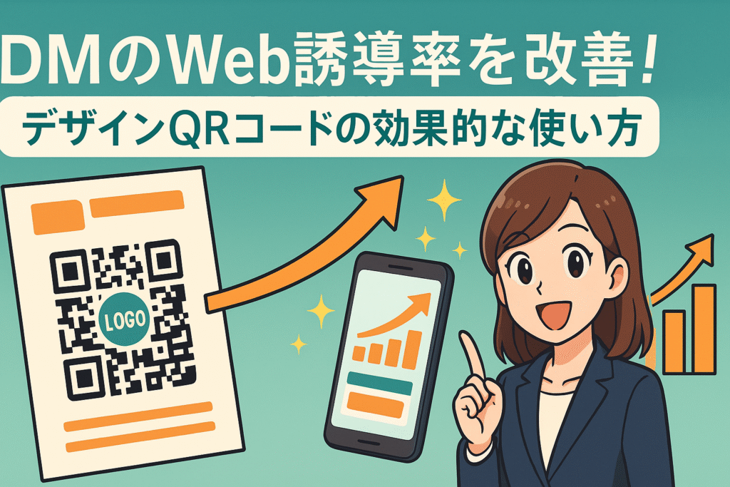 DMのWeb誘導率を改善！デザインQRコードの効果的な使い方のサムネイル画像