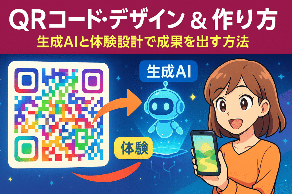 QRコードのデザイン＆作り方｜生成AIと体験設計で成果を出す方法のサムネイル画像
