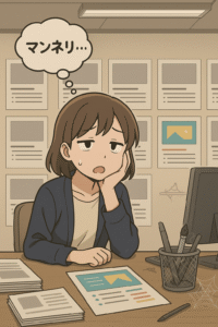 情報の画一化とデザインがマンネリ化している様子