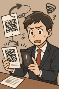 Webへの誘導がスムーズでない様子