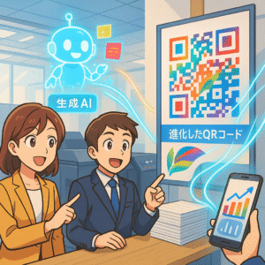 印刷業界での解決策は「生成AI」と「進化したQRコード」の活用という様子
