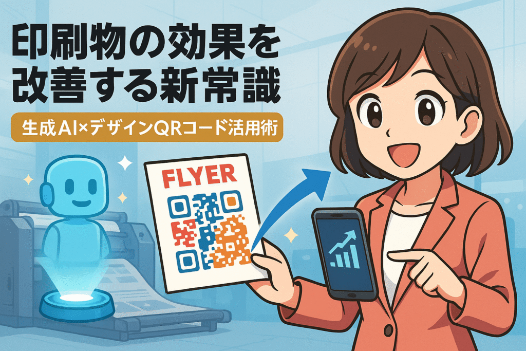 印刷物の効果を改善する新常識、生成AI×デザインQRコード活用術のサムネイル画像