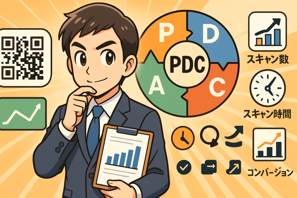 アクセス解析でデータに基づいたPDCAを回す様子