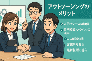 アンケート集計・分析そのものを専門家に代行してもらう（アウトソーシング）ことでのメリット