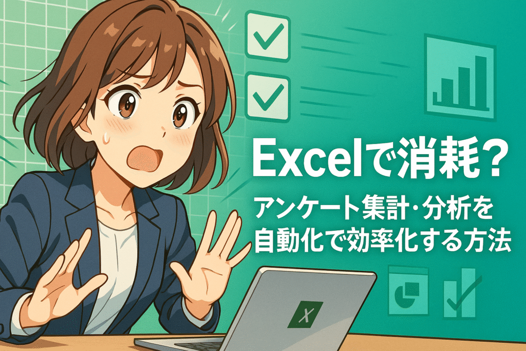 アンケート集計・分析を自動化で効率化する方法のサムネイル画像