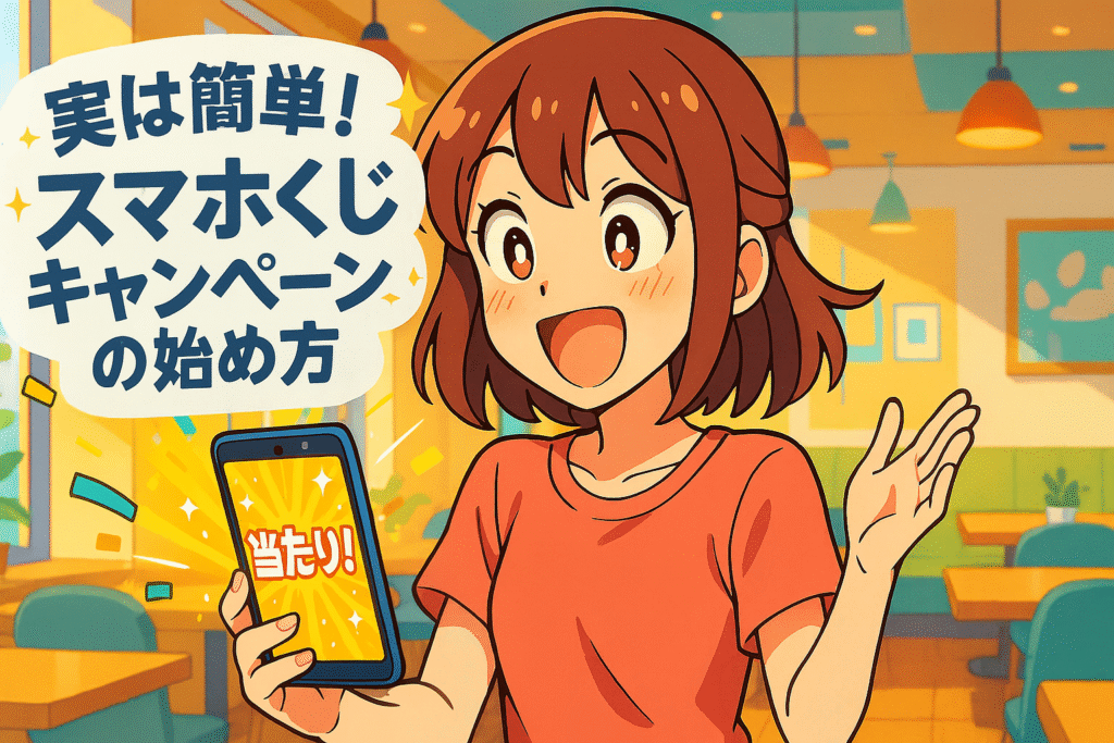 スマホくじキャンペーンの始め方｜QRコードで抽選を成功させるコツのサムネイル画像
