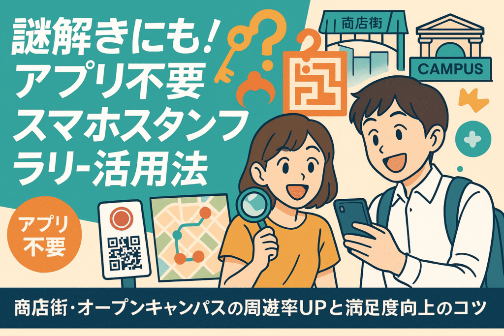 謎解きにも！アプリ不要スマホスタンプラリー活用法のサムネイル画像