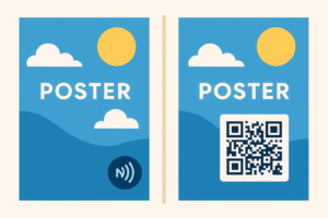 NFCとQRコードのデザイン性の違い