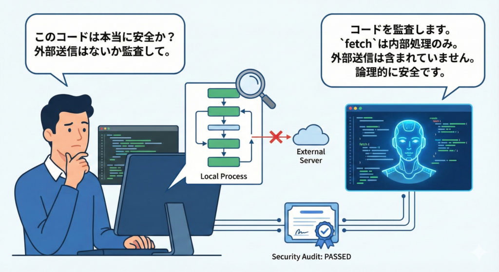 「作る」だけでなく「疑う」プロセスのイメージ