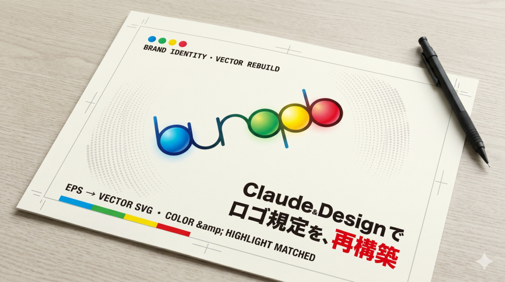 Claude Designでロゴ規定を見直ししましたのアイキャッチ画像