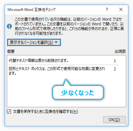 Wordで以前のバージョンとの互換性を確認する方法 Tokyo Bunkyudo